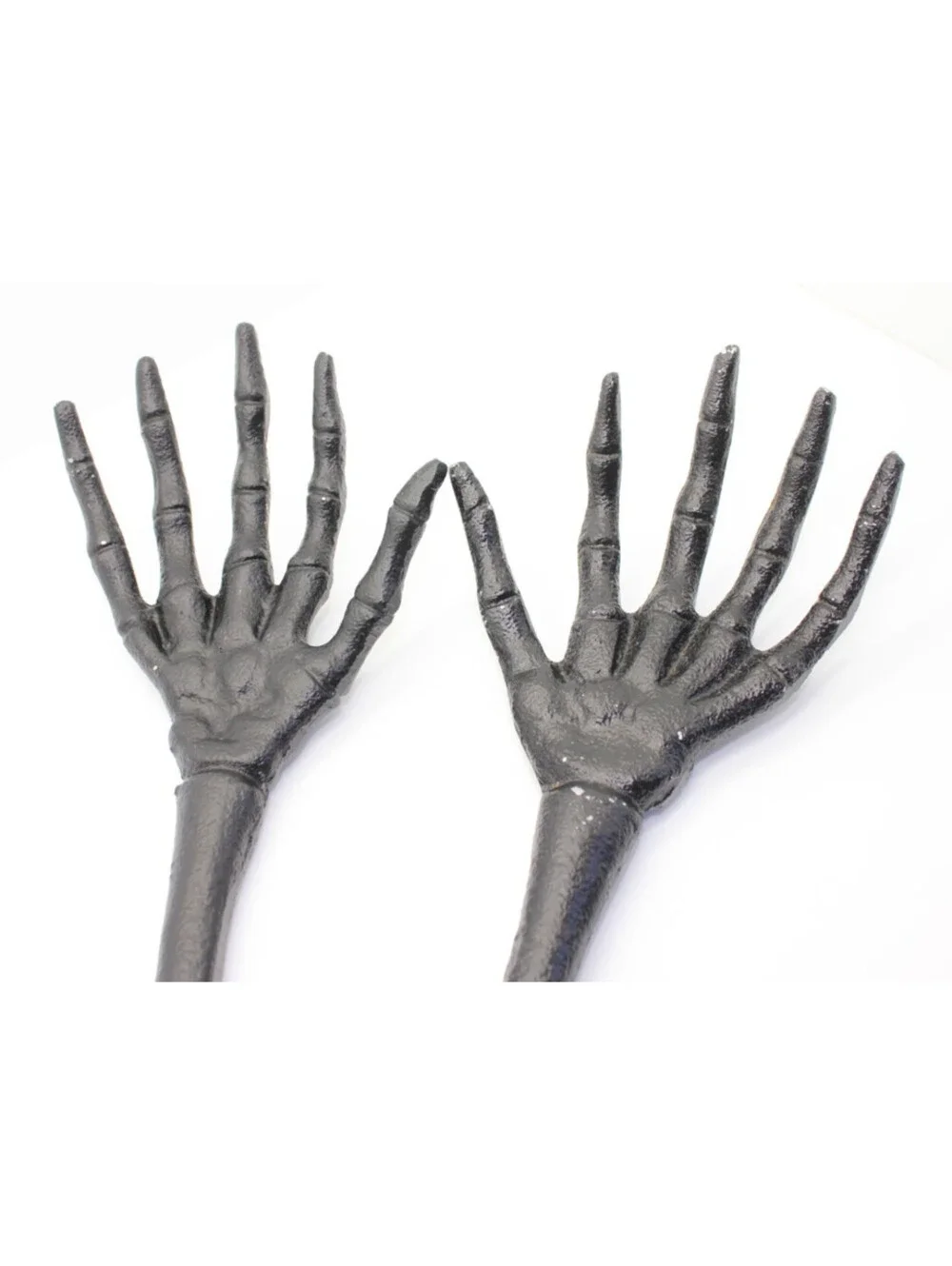 Metal Skeleton Hands Salad Tongs Server Set 14